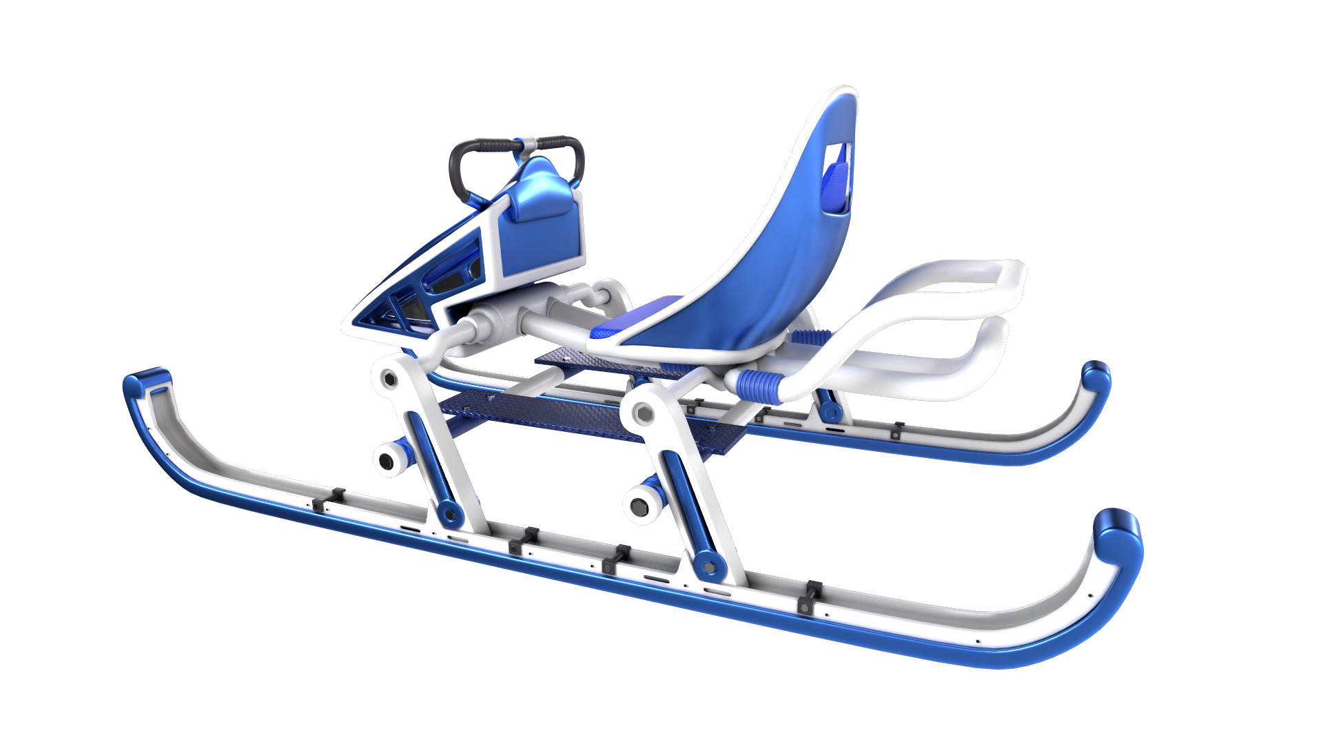 Sled vehicle 3D model_4