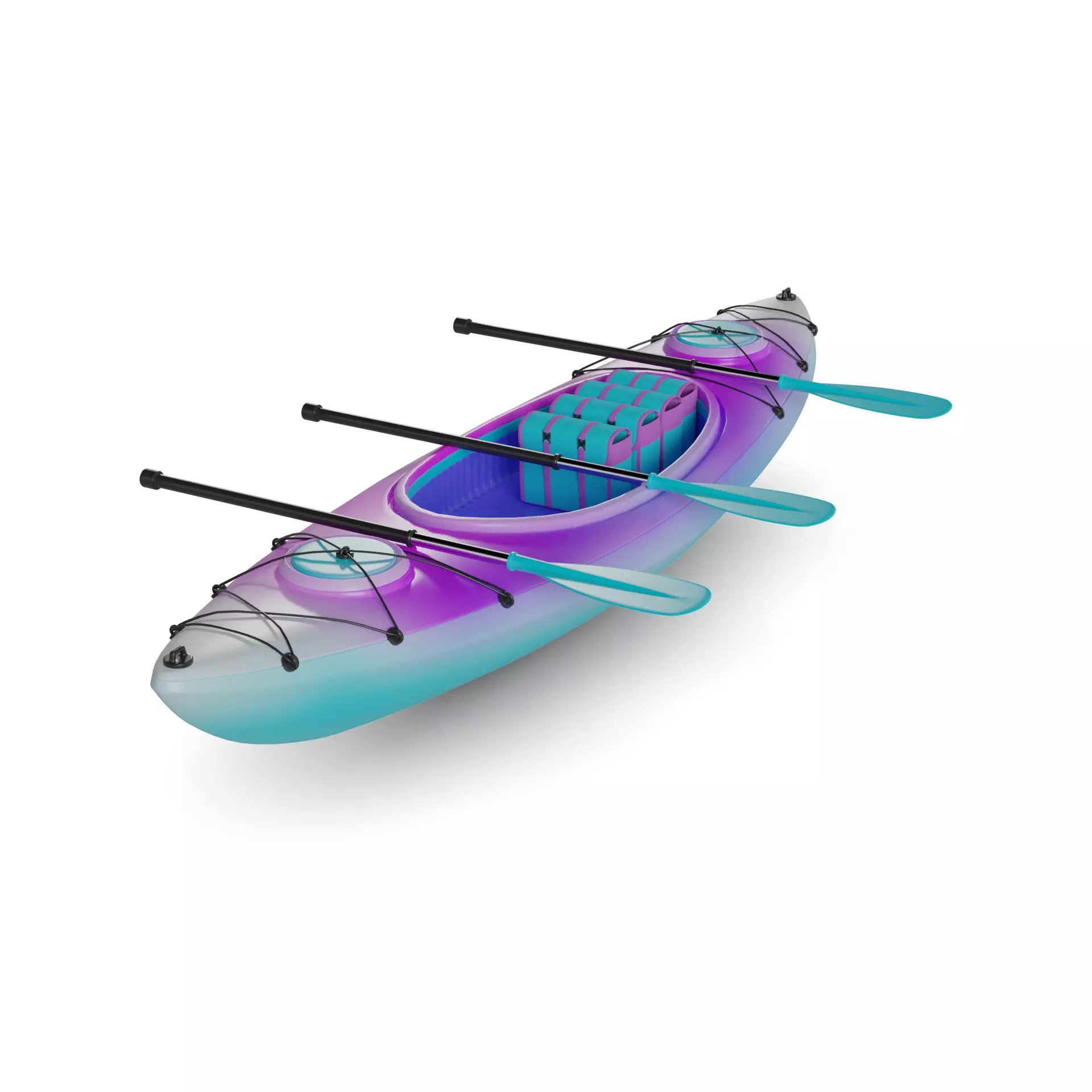 Kayak 3D model_0