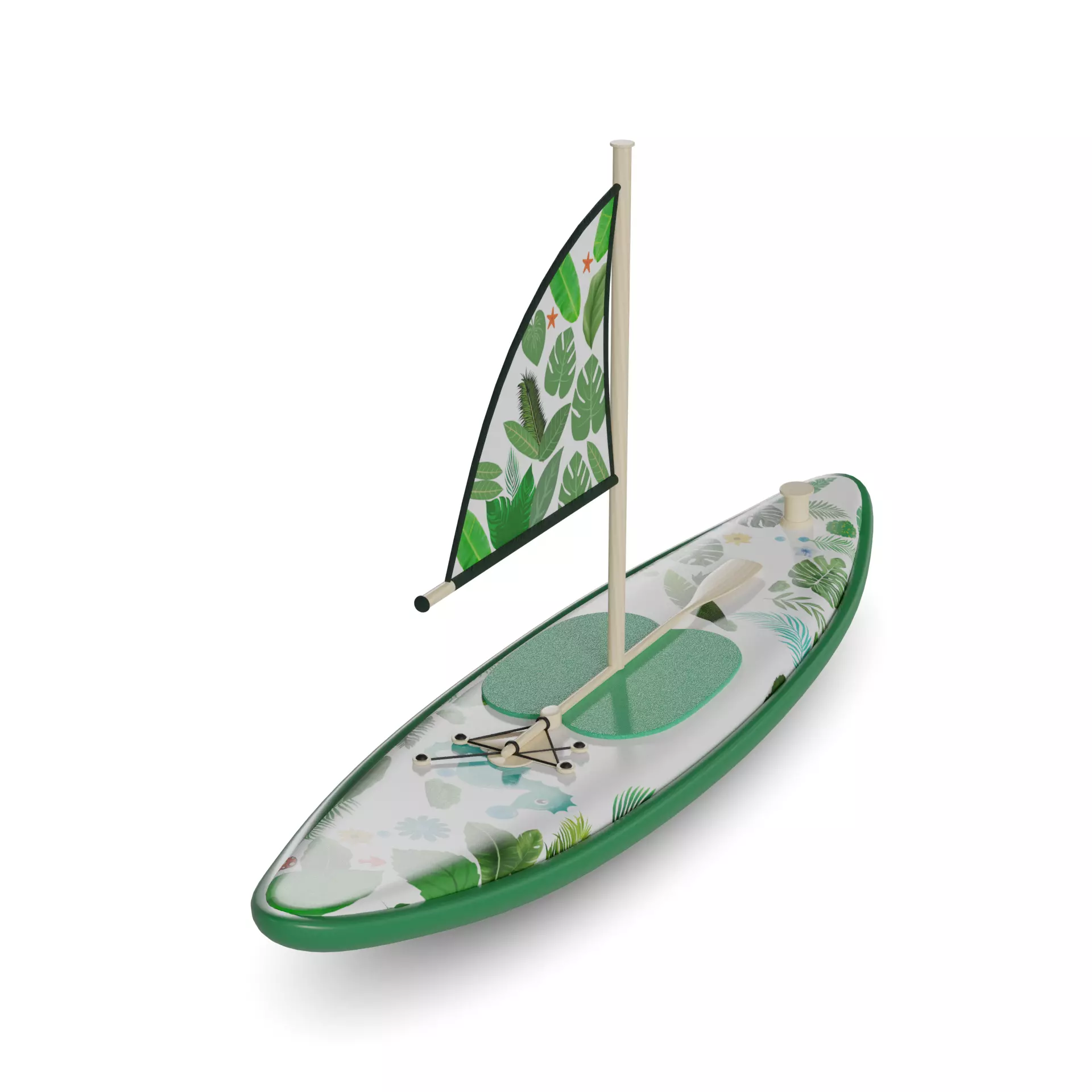 Paddle Board 3D model_0