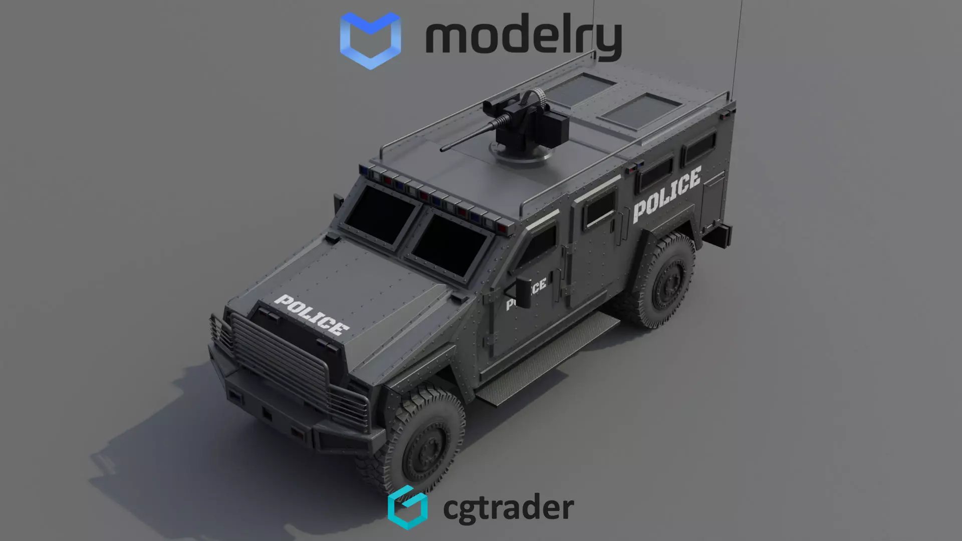 Police Vehicle 3D model_0