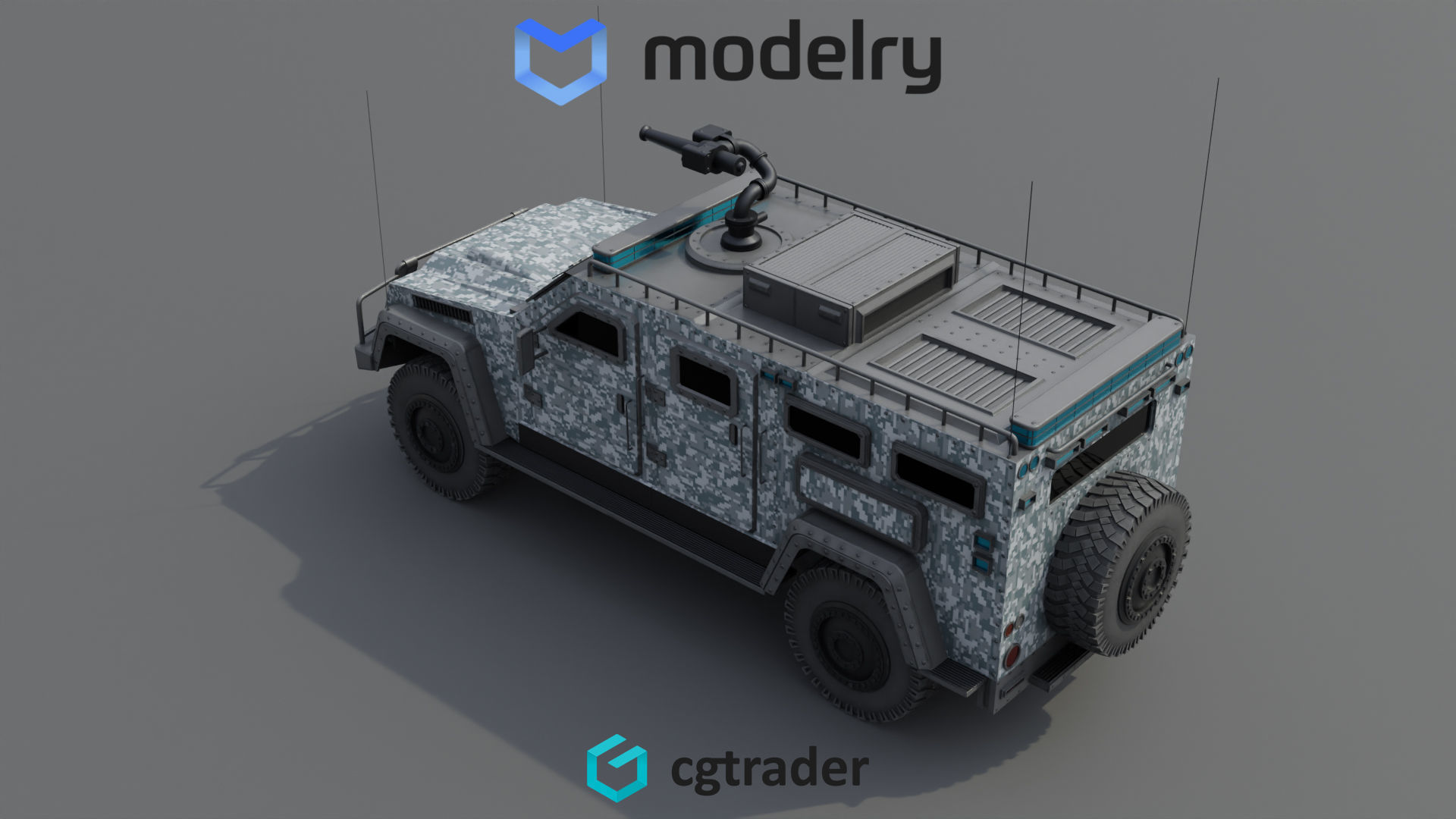 SWAT Vehicle 3D model_3