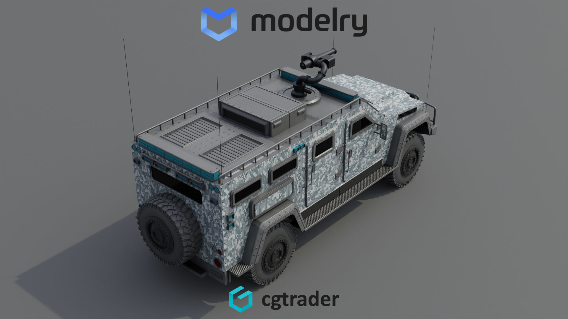 SWAT Vehicle 3D model_2