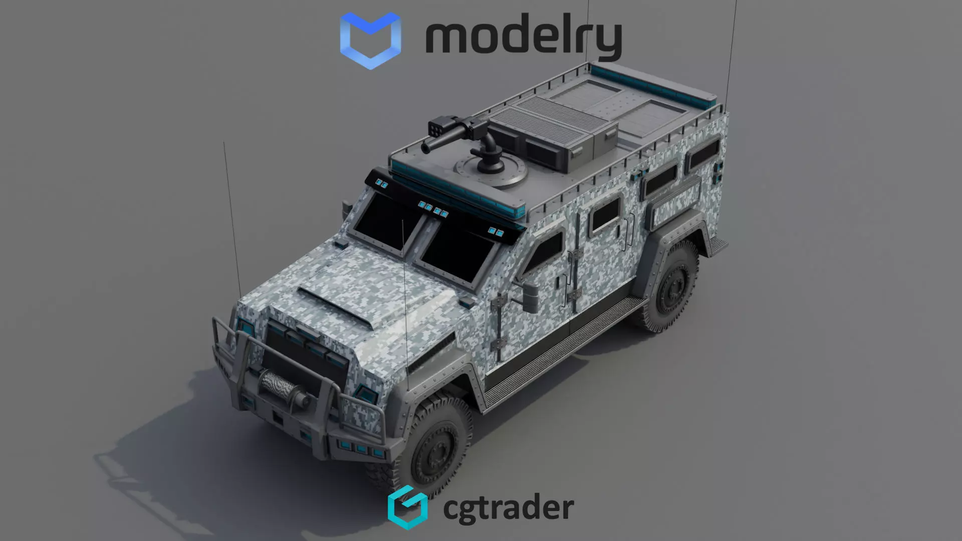 SWAT Vehicle 3D model_0