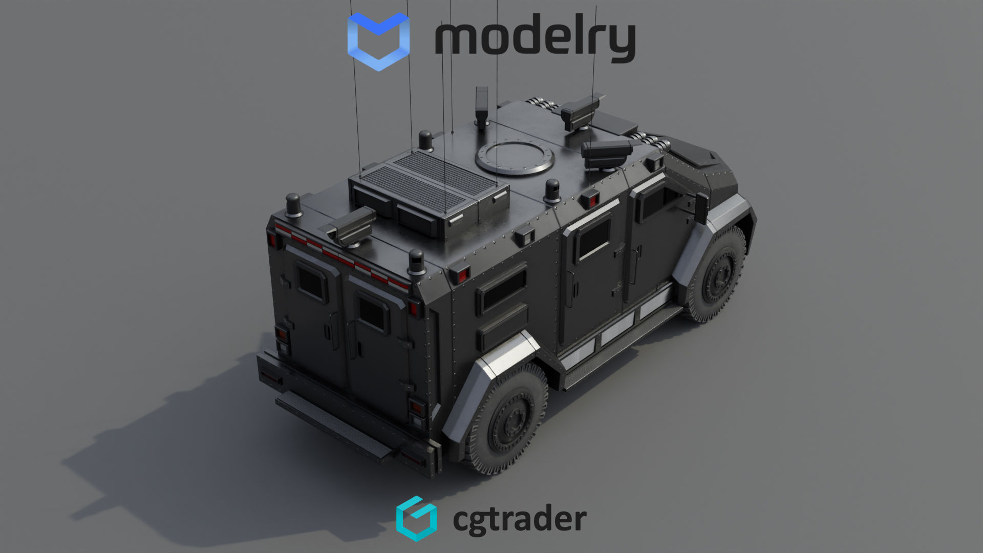 SWAT Vehicle 3D model_2