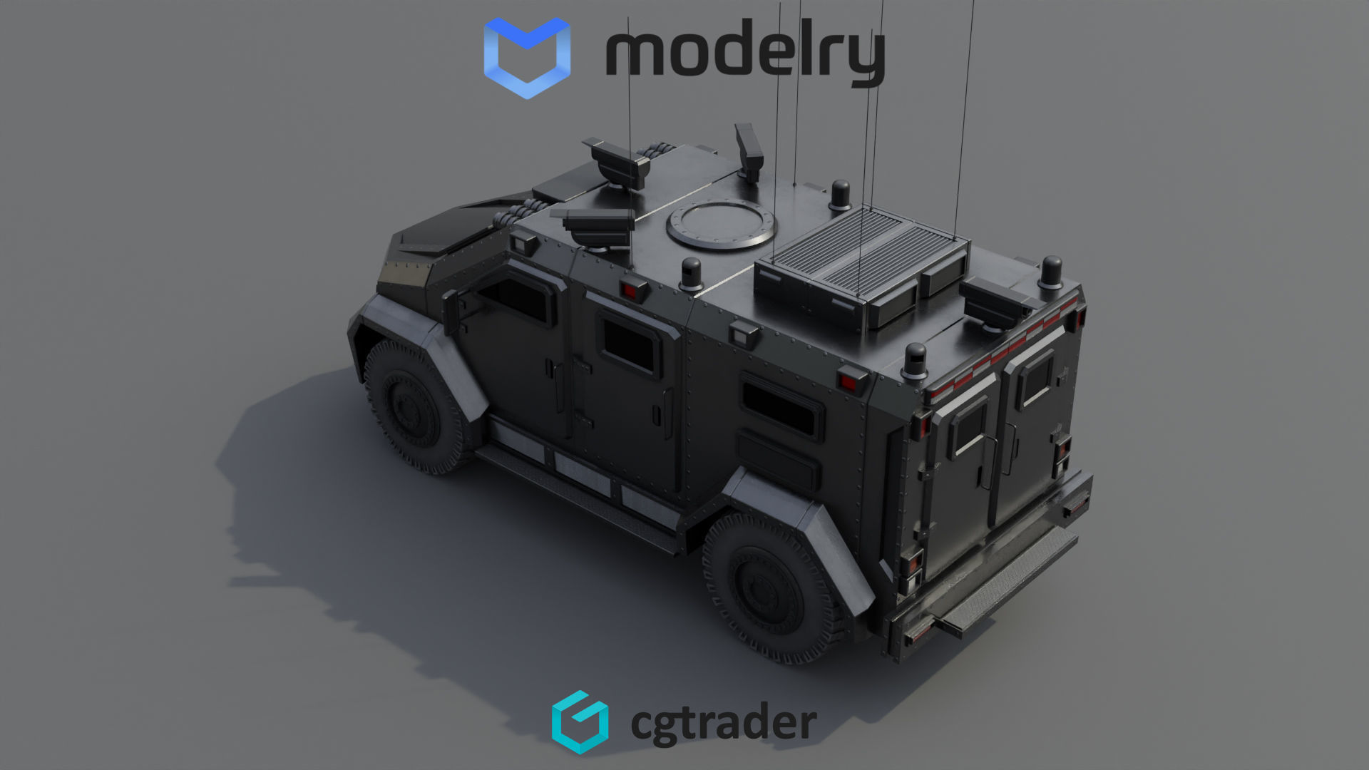SWAT Vehicle 3D model_3