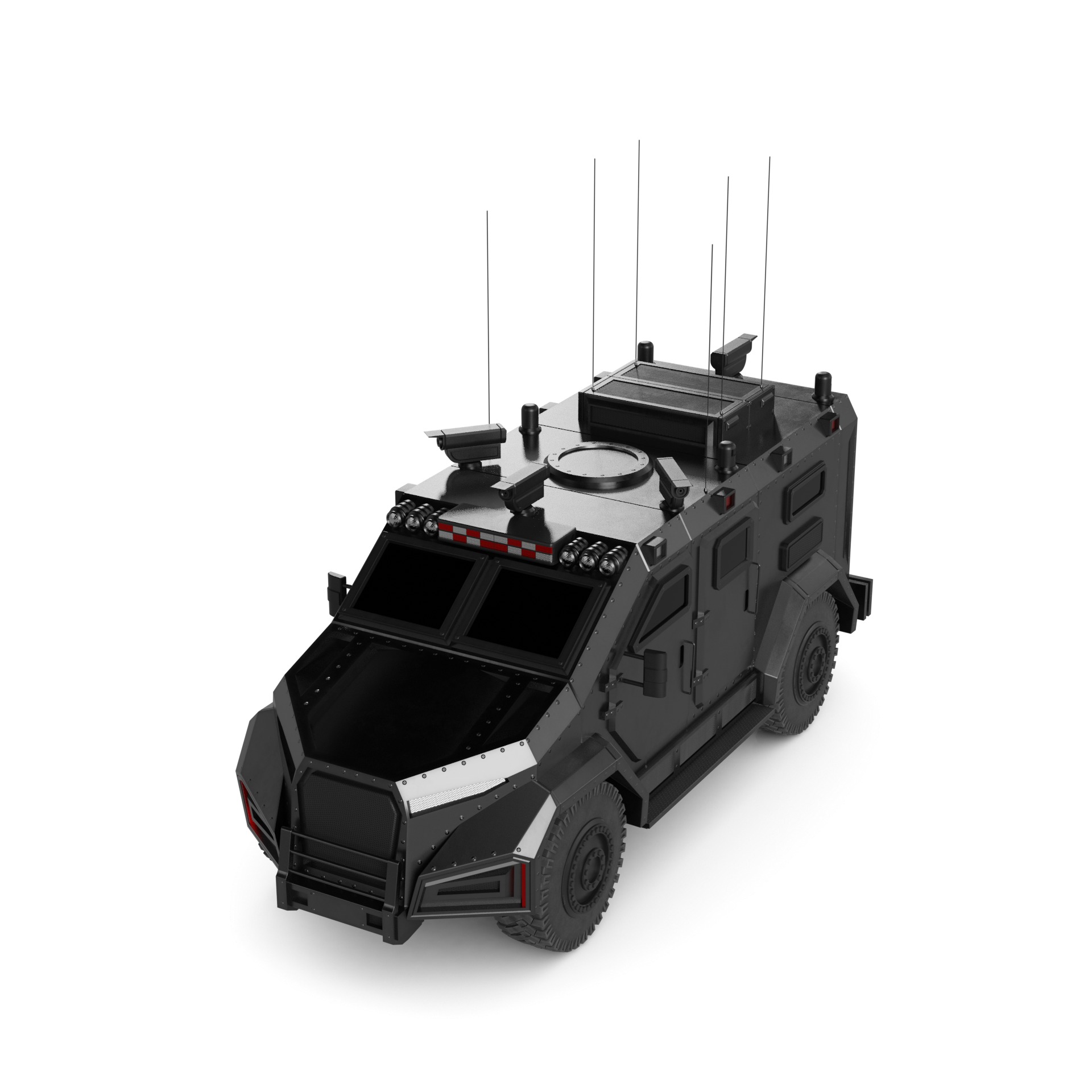 SWAT Vehicle 3D model_4