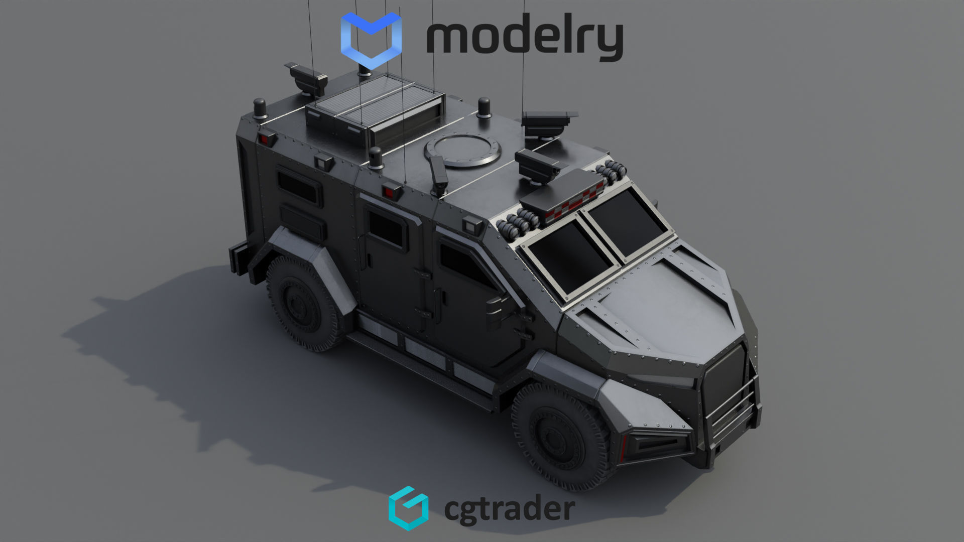 SWAT Vehicle 3D model_1