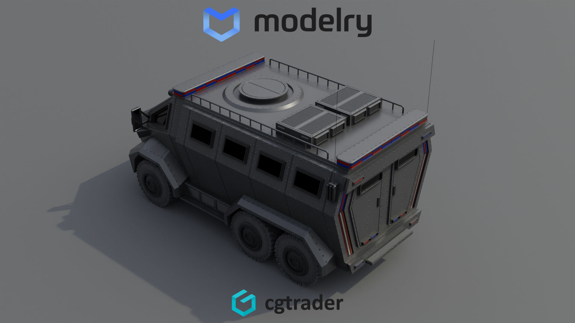 SWAT Vehicle 3D model_3