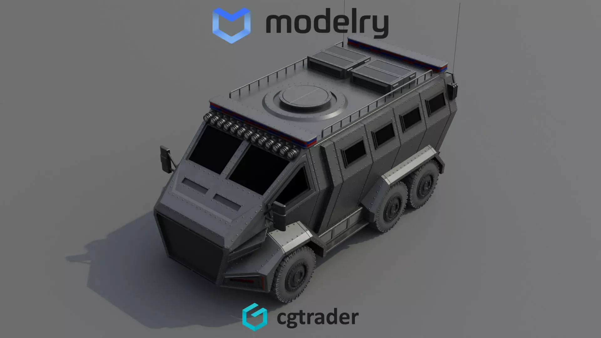 SWAT Vehicle 3D model_0