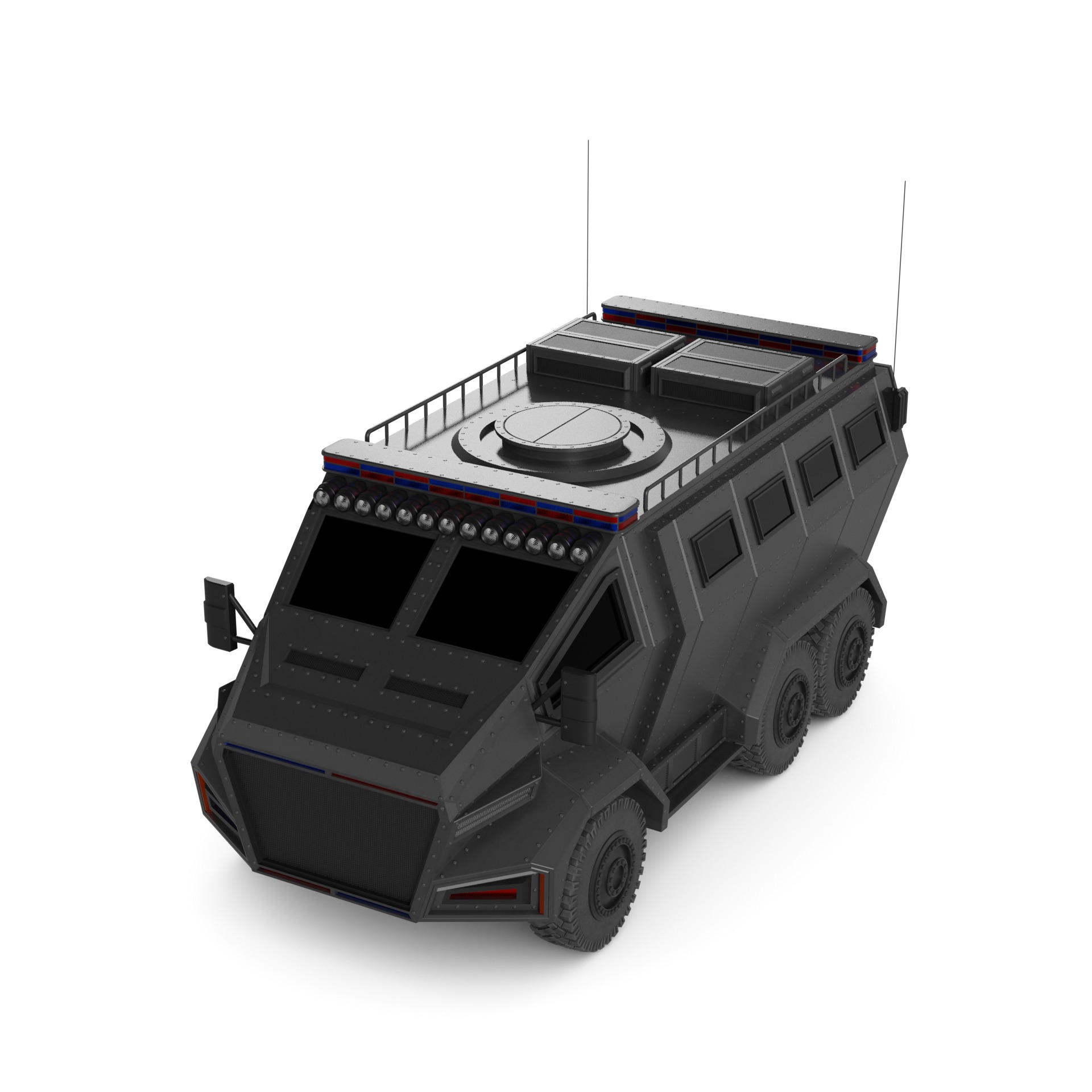 SWAT Vehicle 3D model_4