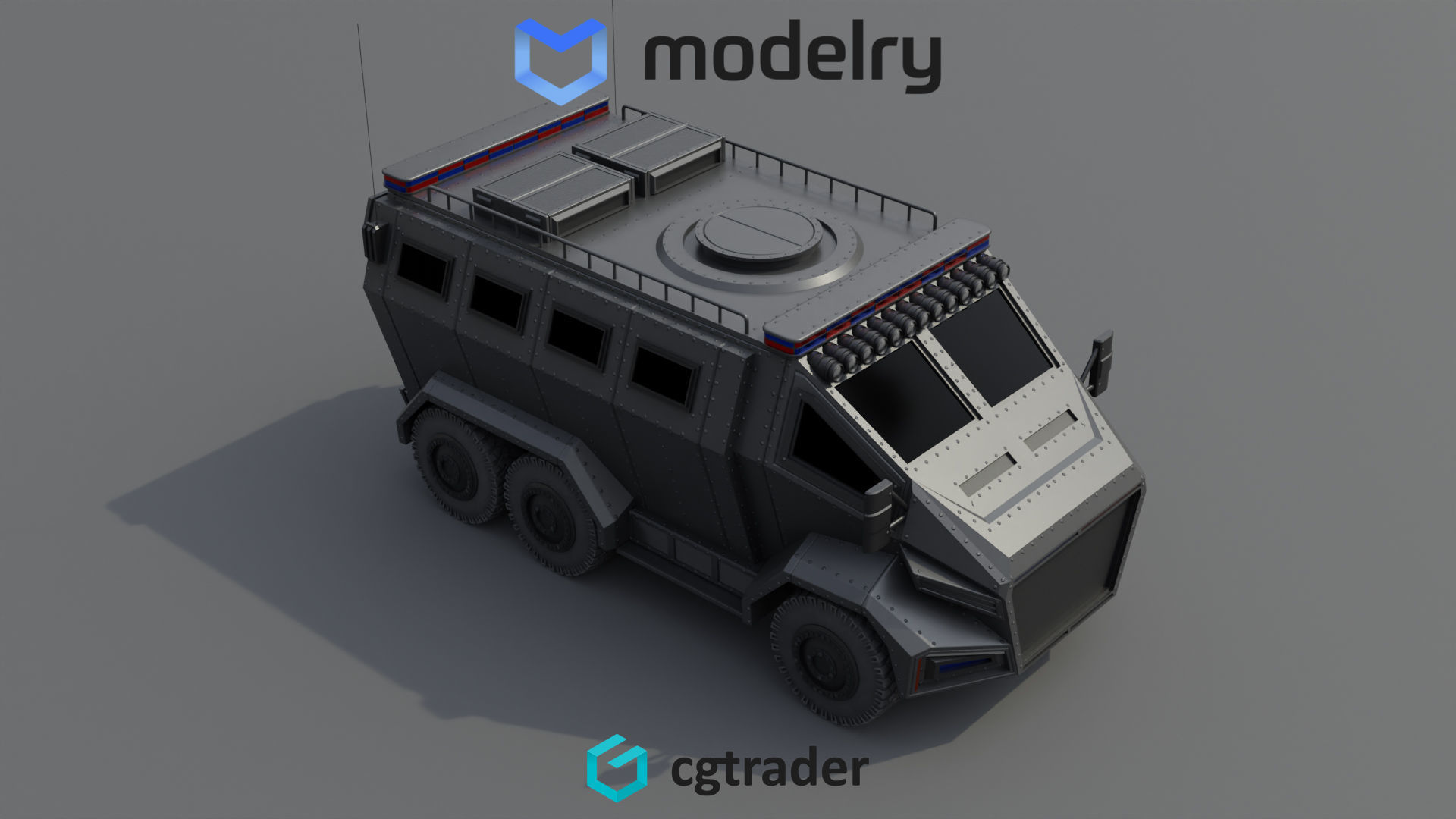SWAT Vehicle 3D model_1