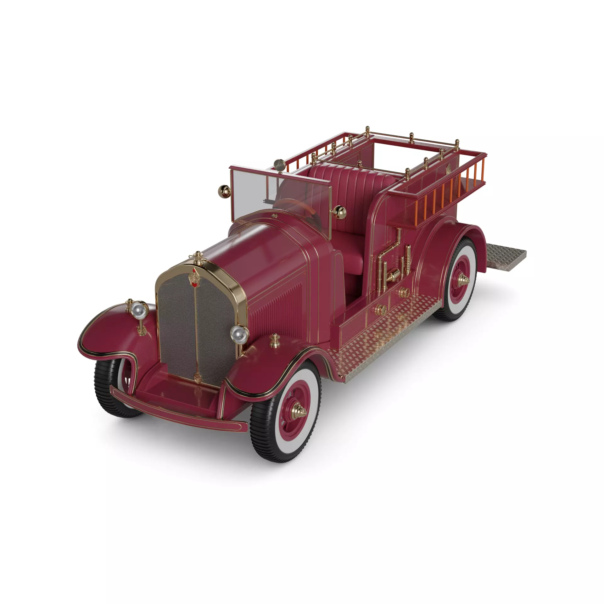 Fire Engine 3D model_0