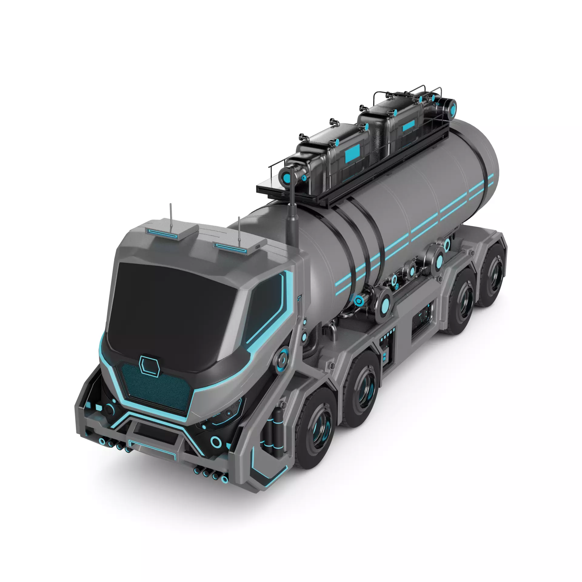 Fire Tanker 3D model
