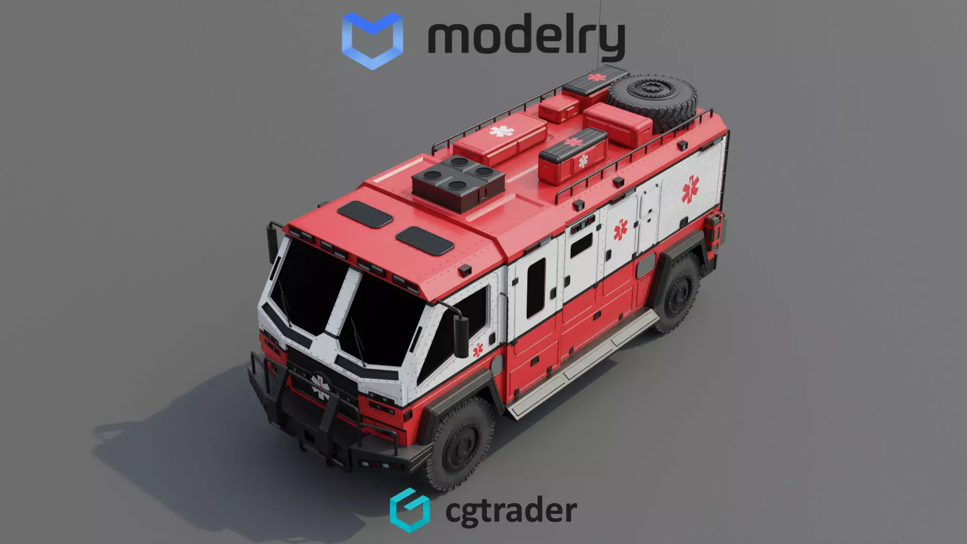 Search Rescue Vehicle 3D model