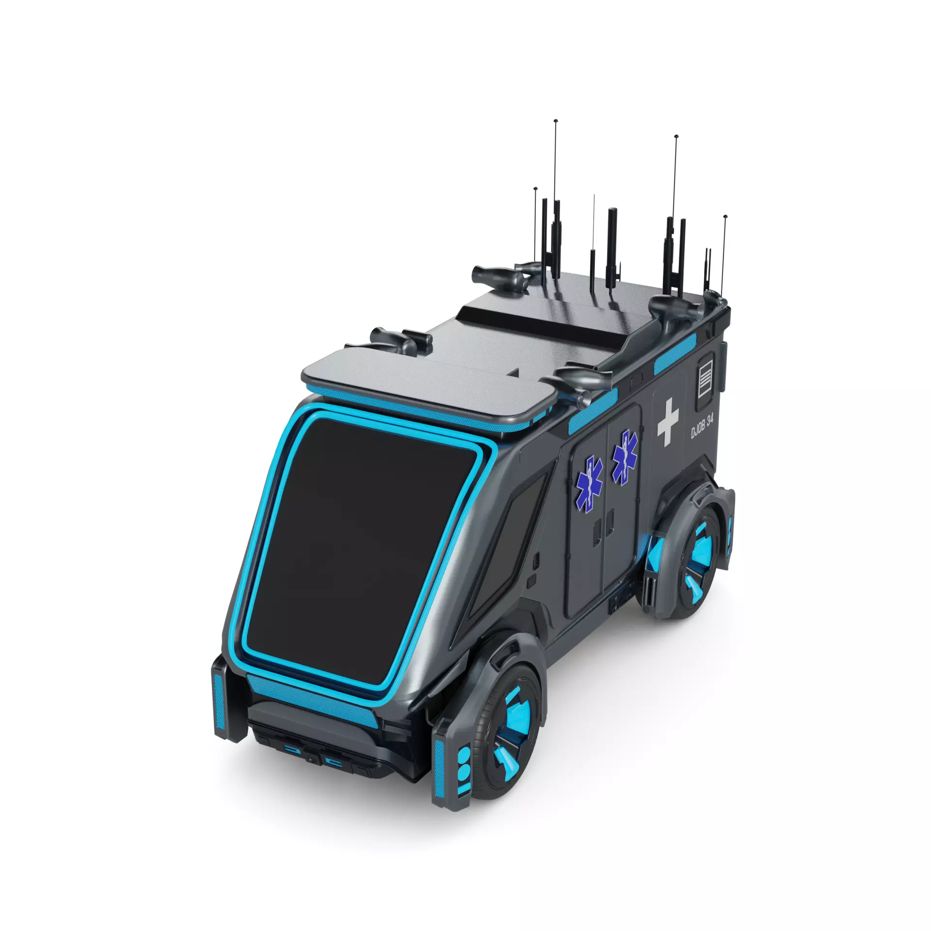 Search Rescue Vehicle 3D model