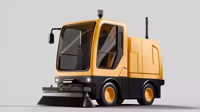 Street Sweeper 3D model