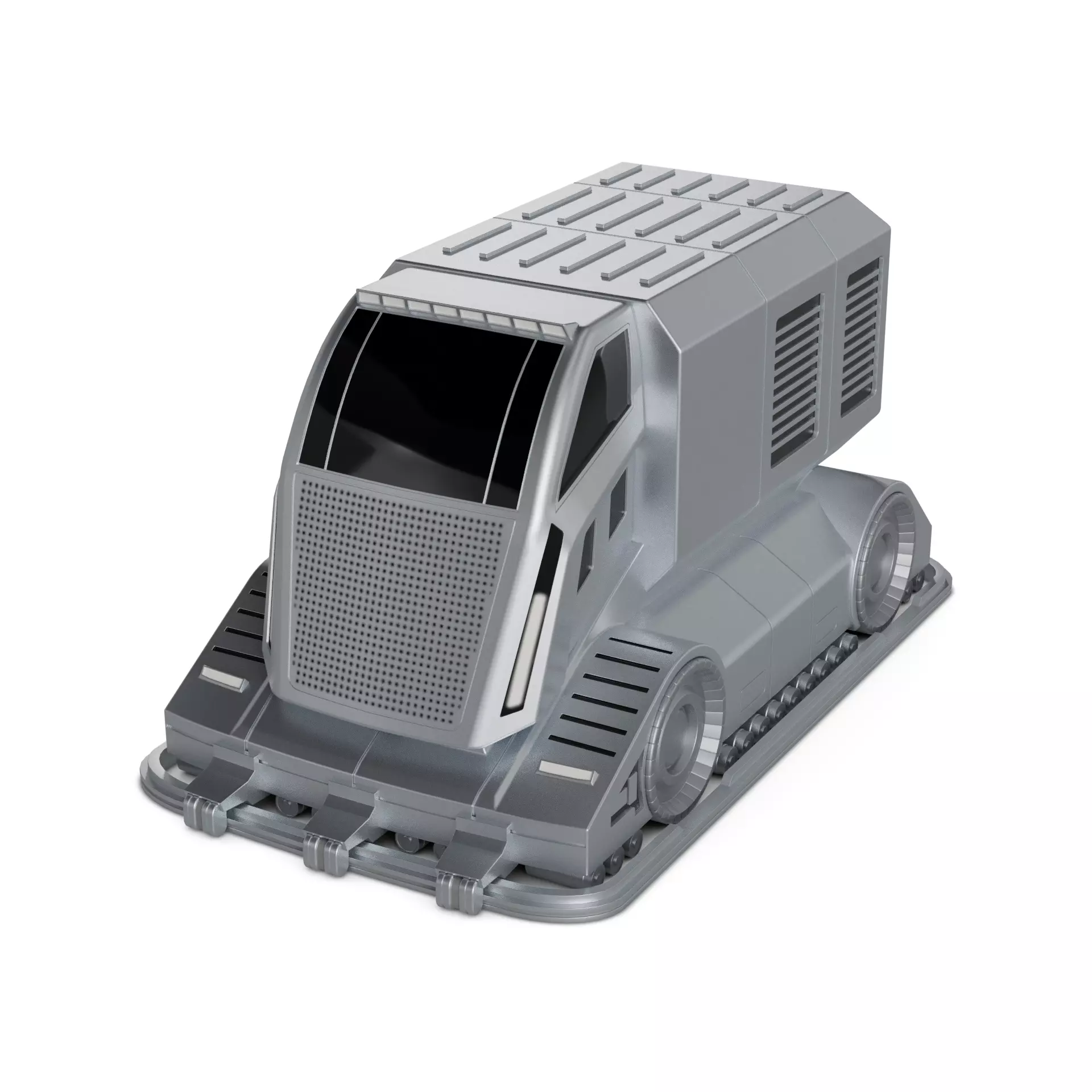 Ice Resurfacing Machine 3D model_0