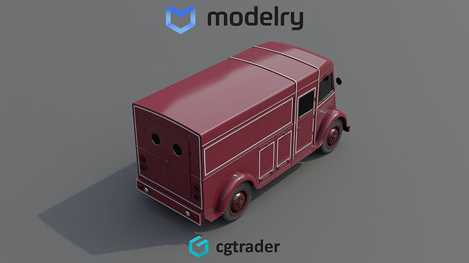 Delivery Van 3D model 3