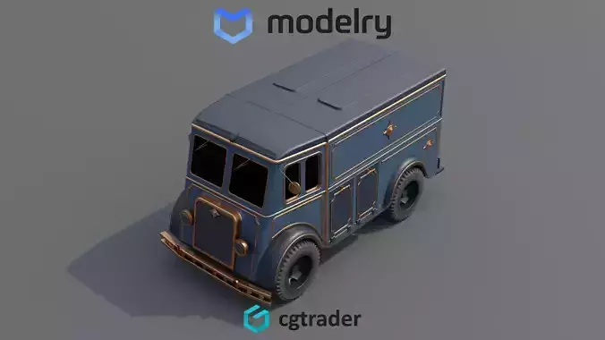 Delivery Van 3D model