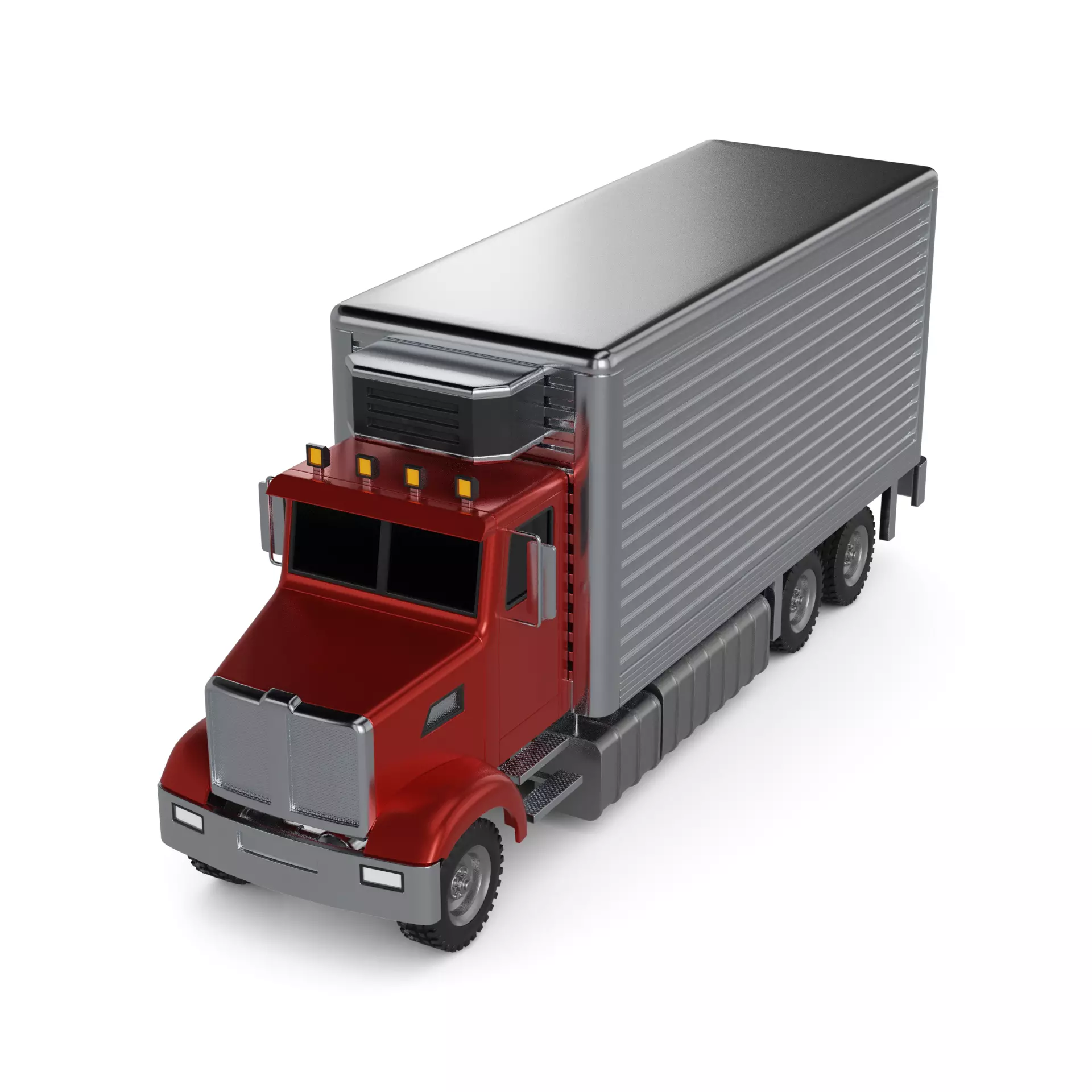 Refrigerated Truck 3D model_0