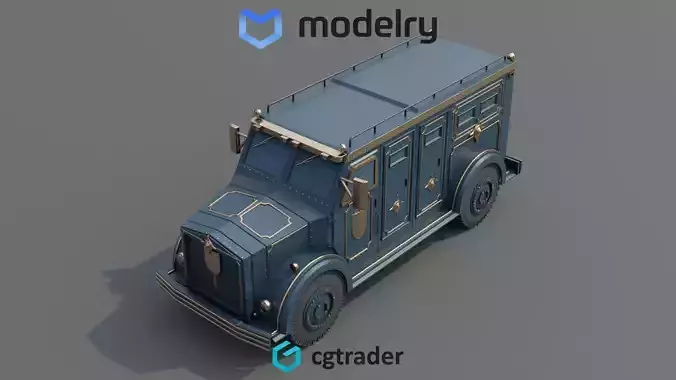 Cash Transport Vehicle 3D model