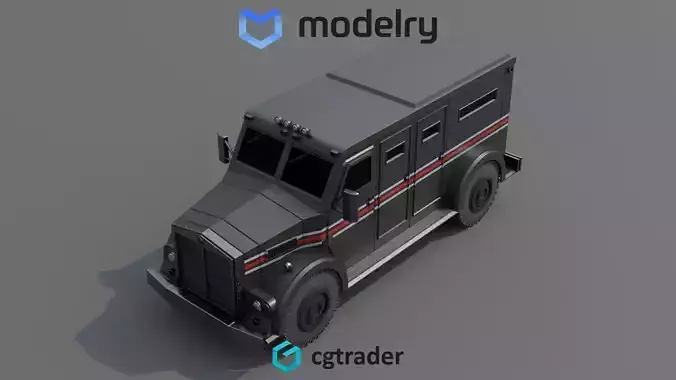 Cash Transport Vehicle 3D model