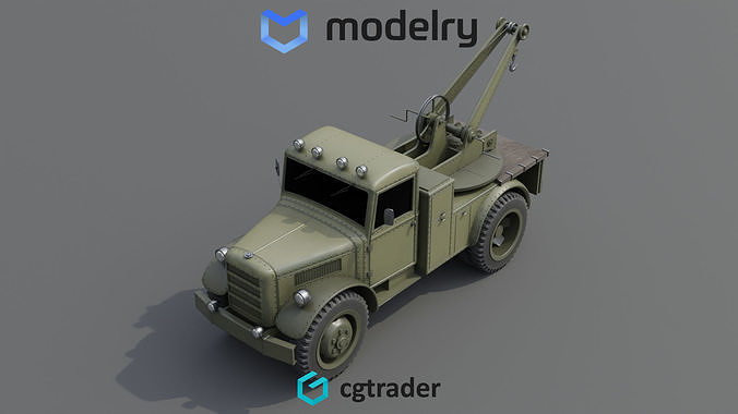 Tow Truck 3D model