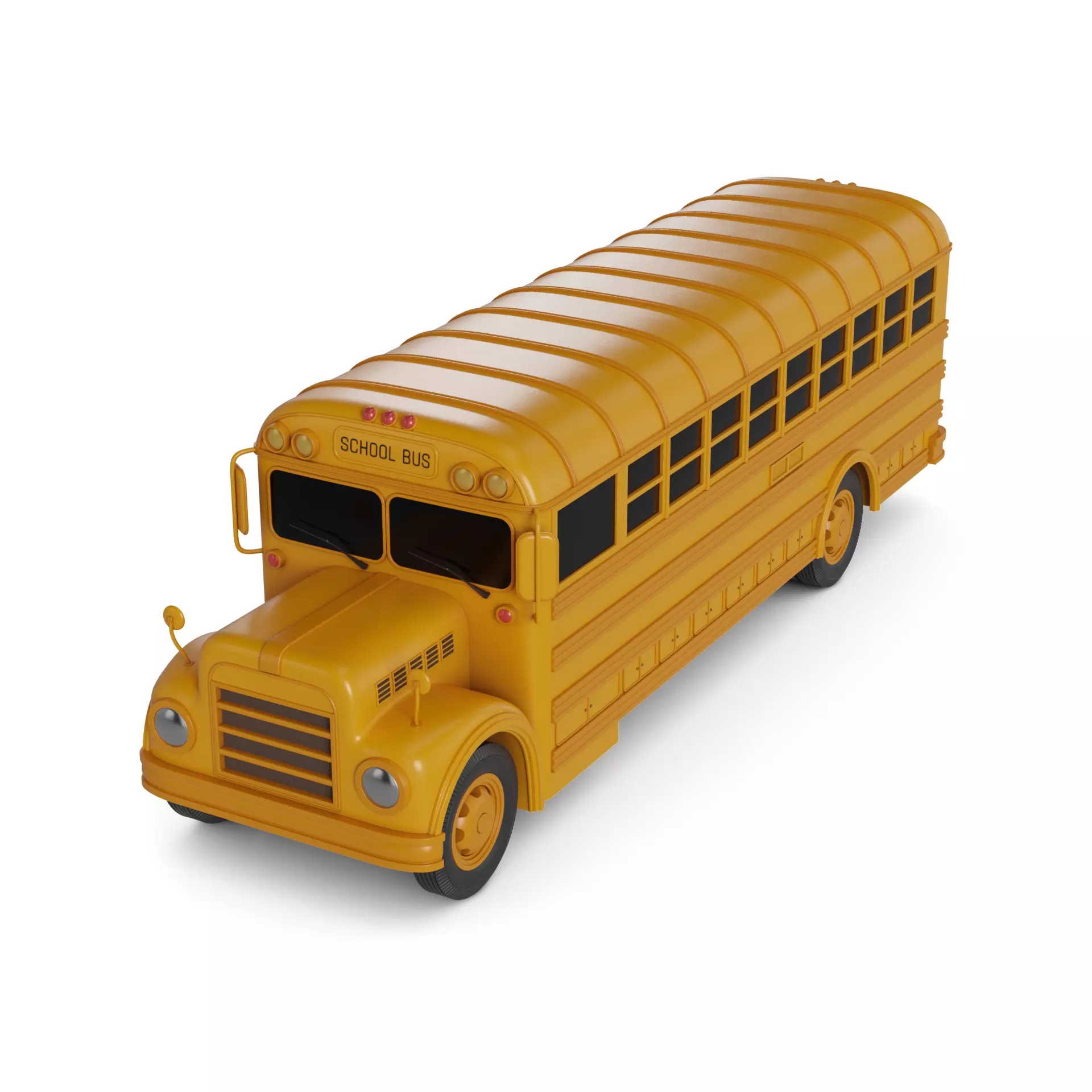 School Bus 3D model_0