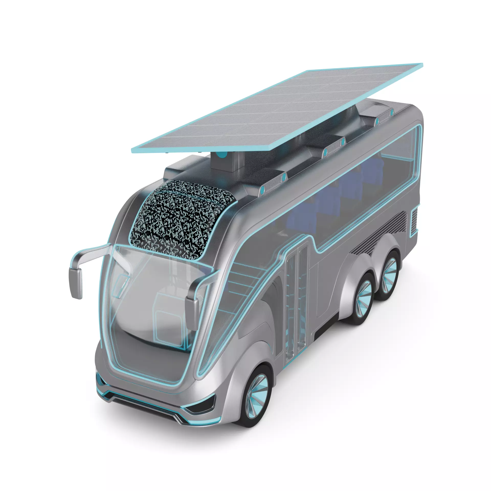 School Bus 3D model_0