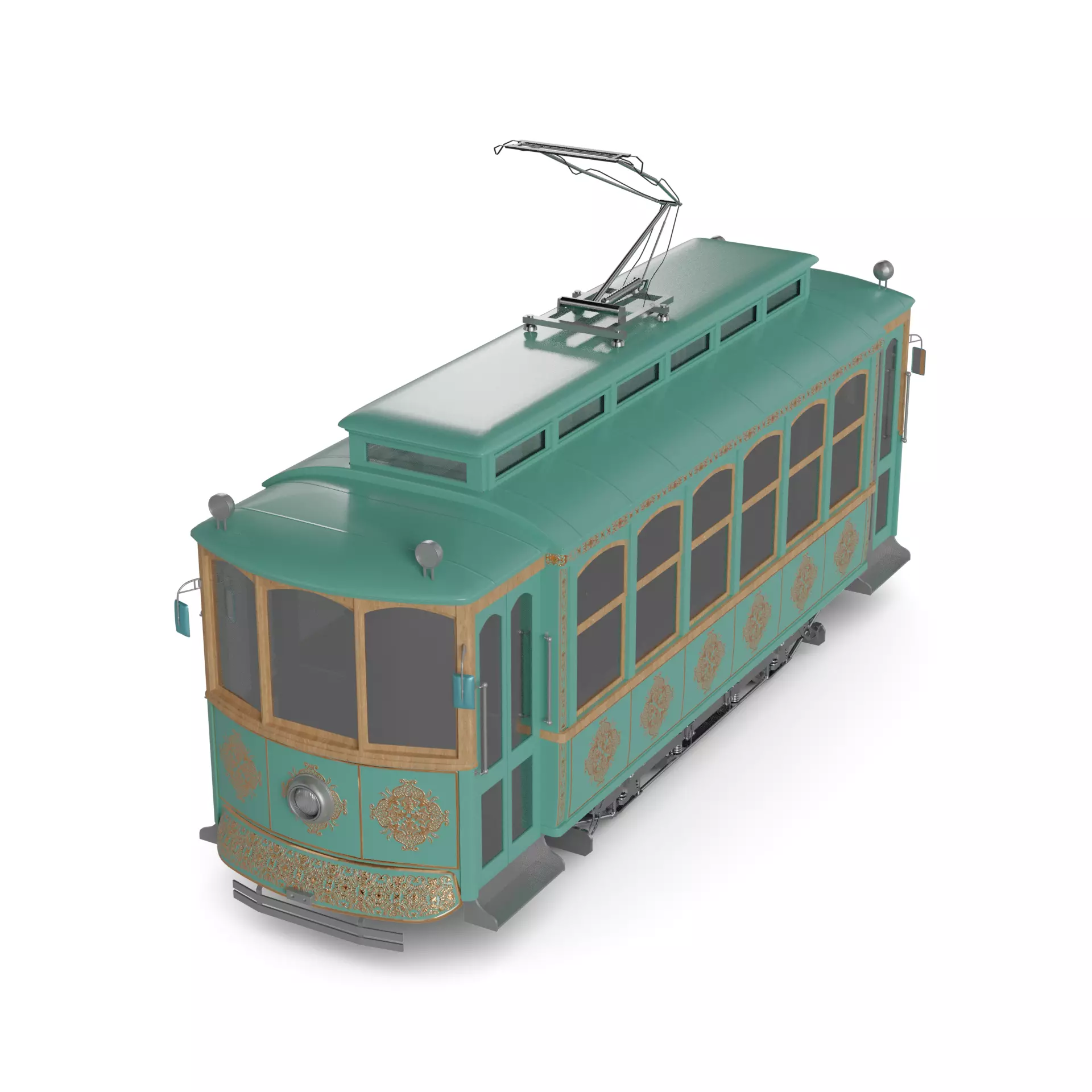Tram 3D model_0