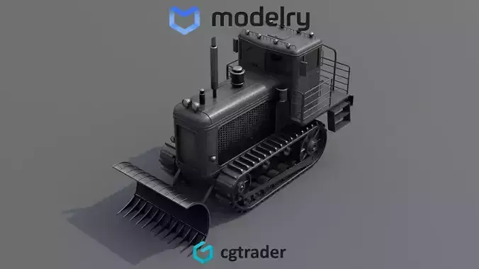 Bulldozer 3D model