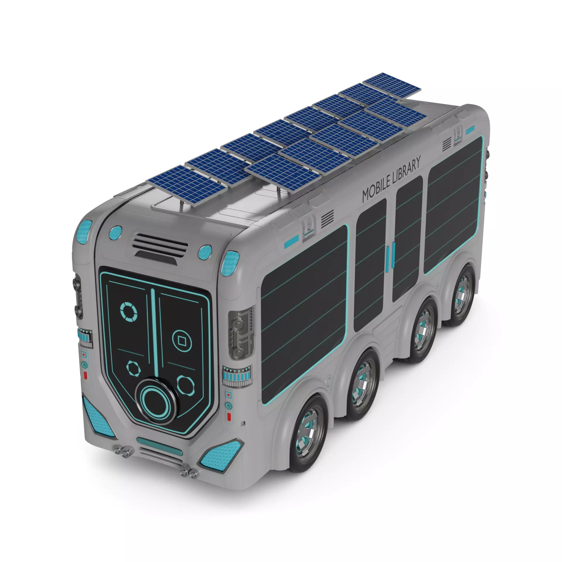 Mobile Library 3D model