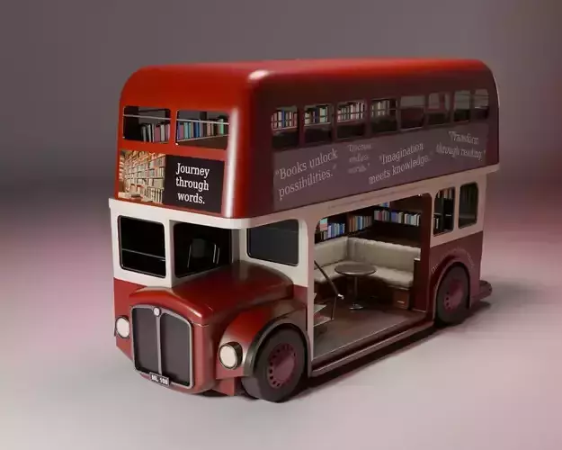 The Bookliner Rolling Library Express Mobile Library