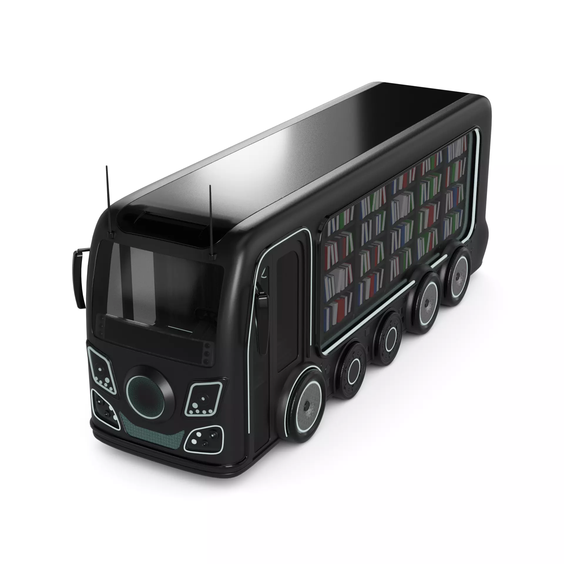 Mobile Library 3D model_0