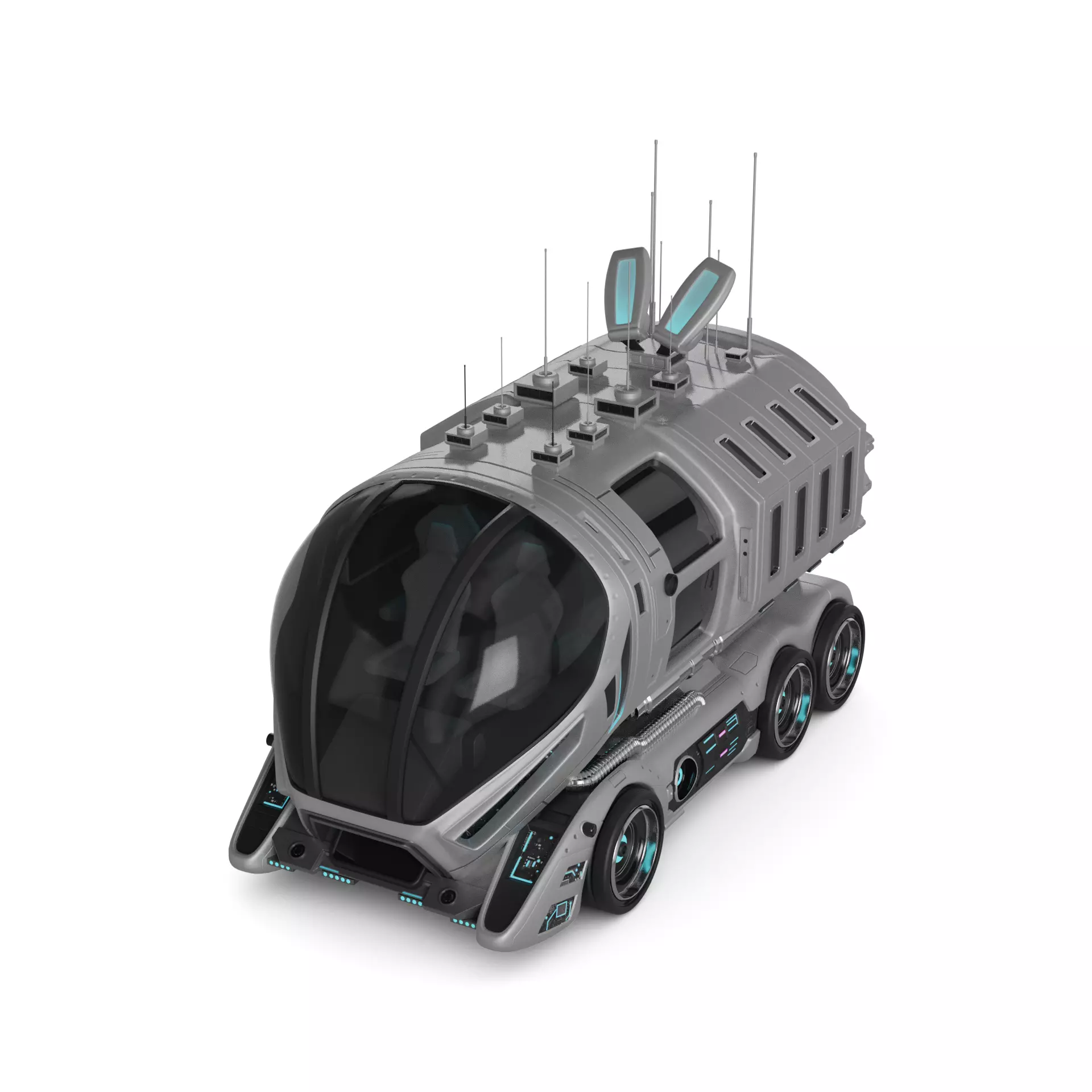 Broadcast Vehicle 3D model