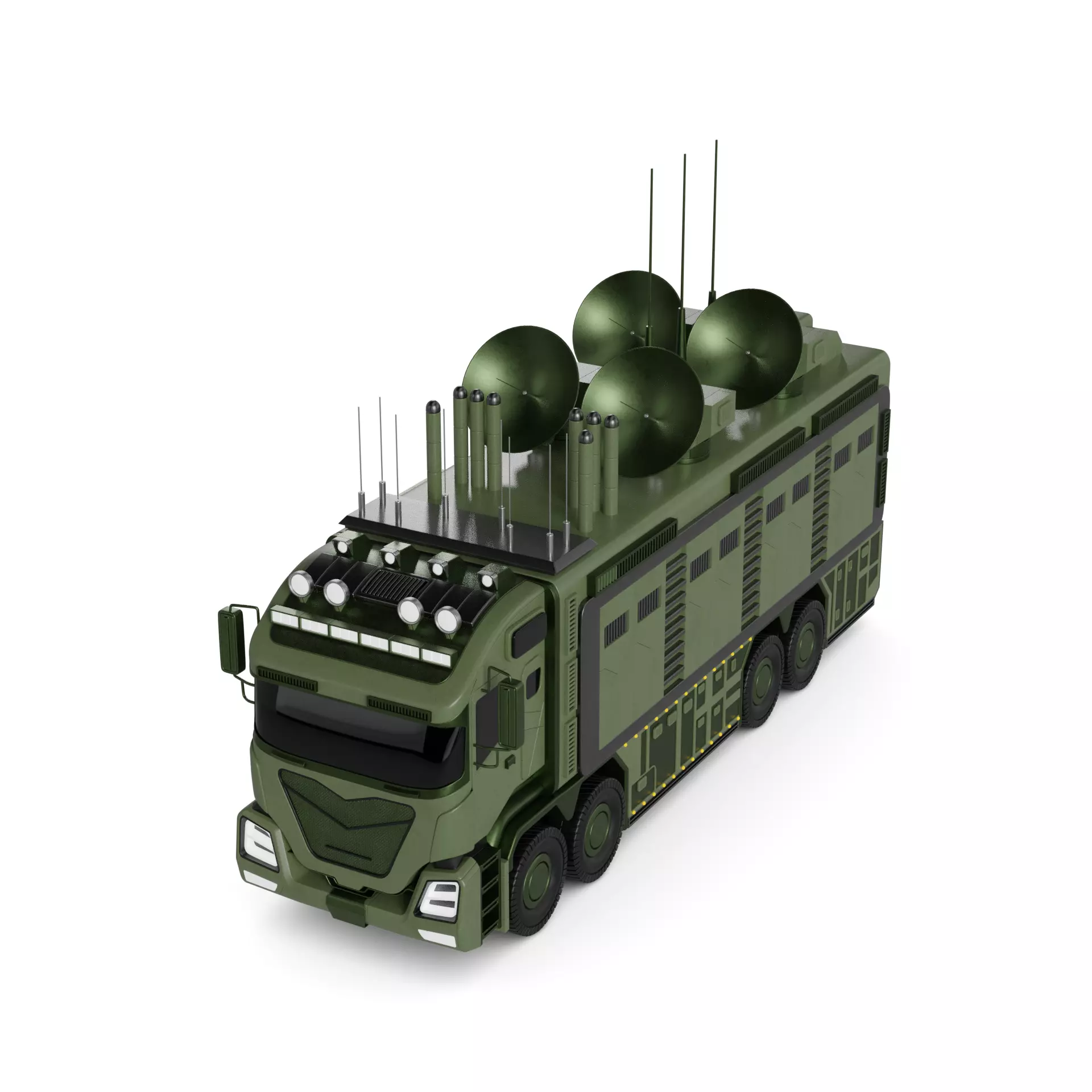 Mobile Command Center 3D model