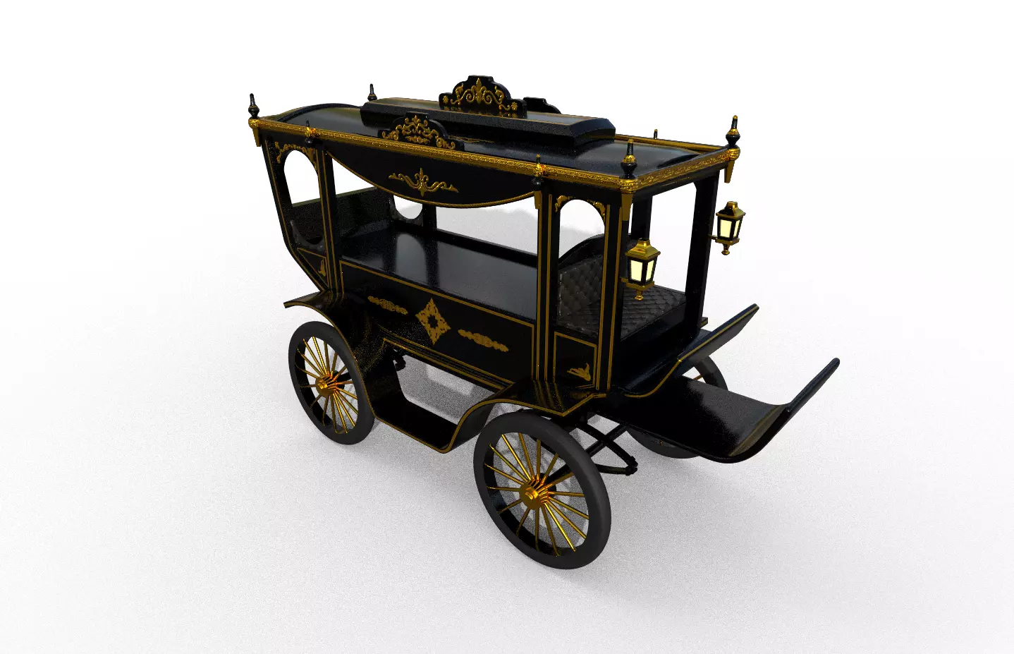 Hearse 3D model_0