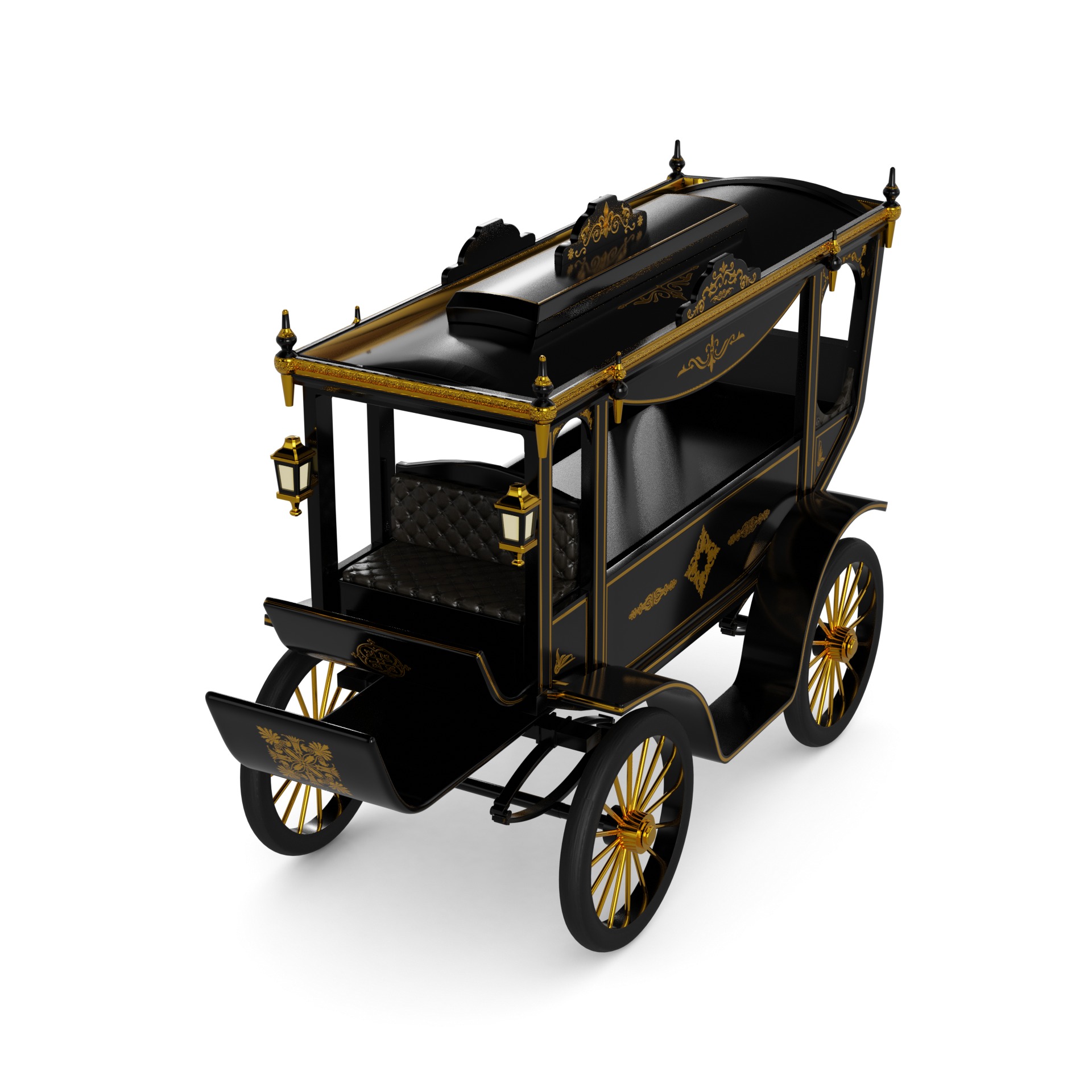 Hearse 3D model_5