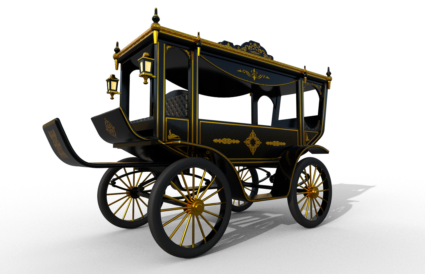 Hearse 3D model_2