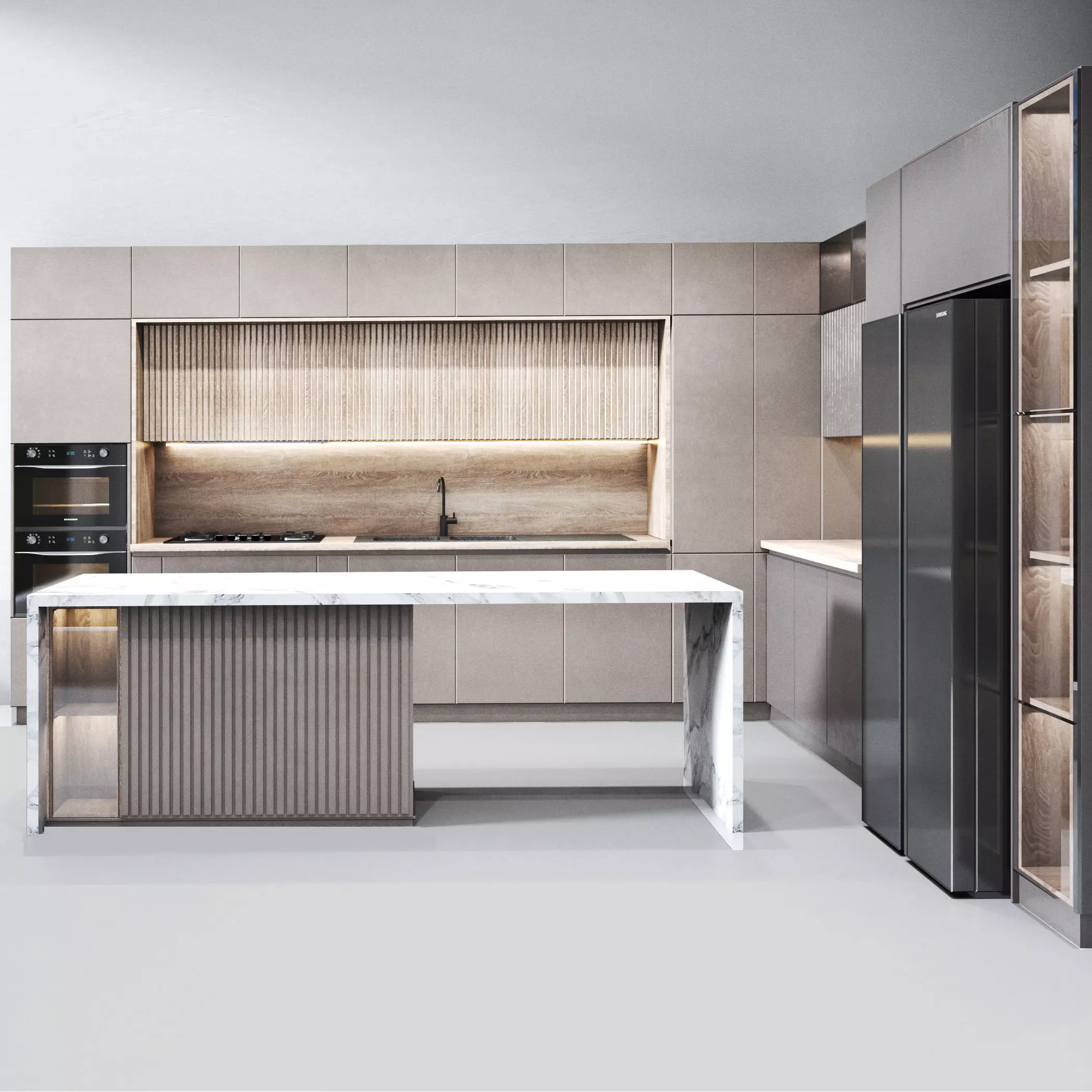 kitchen 09 Low-poly 3D model_0