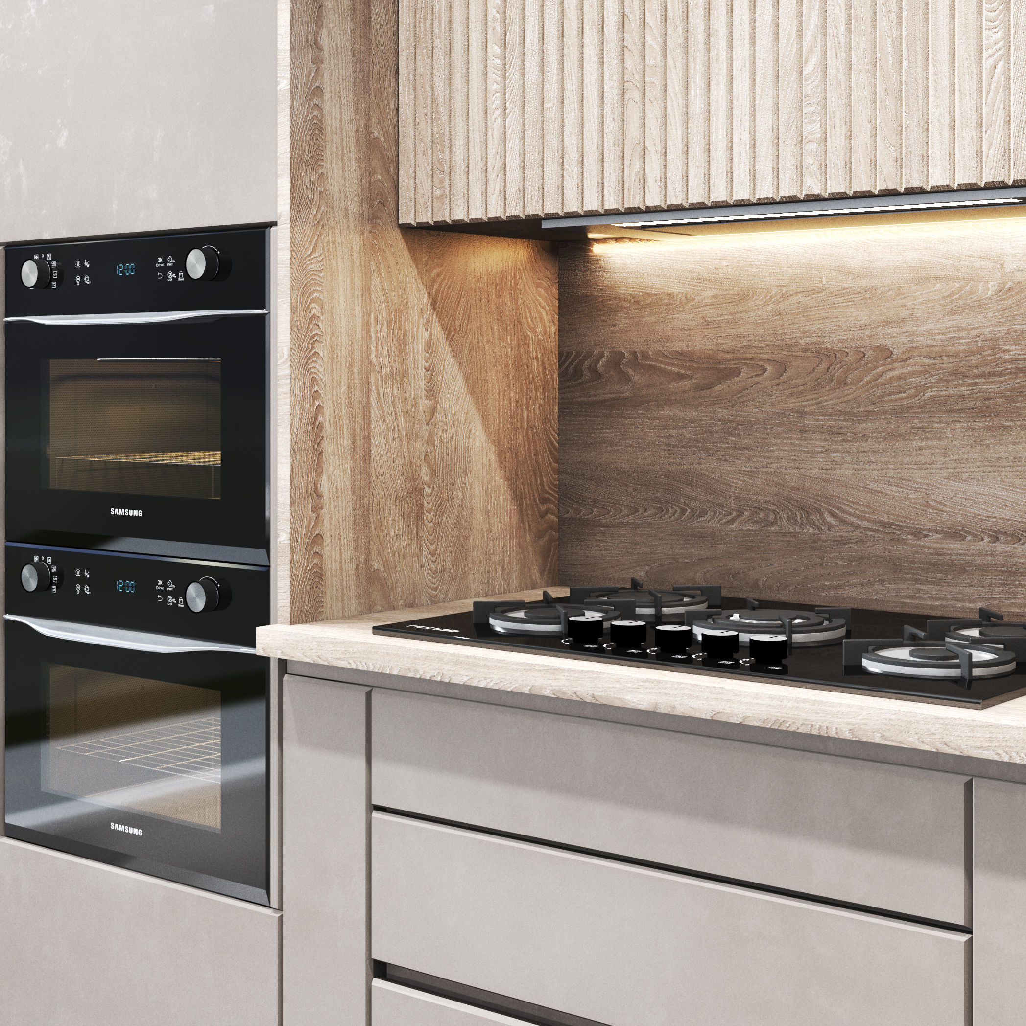 kitchen 09 Low-poly 3D model_4