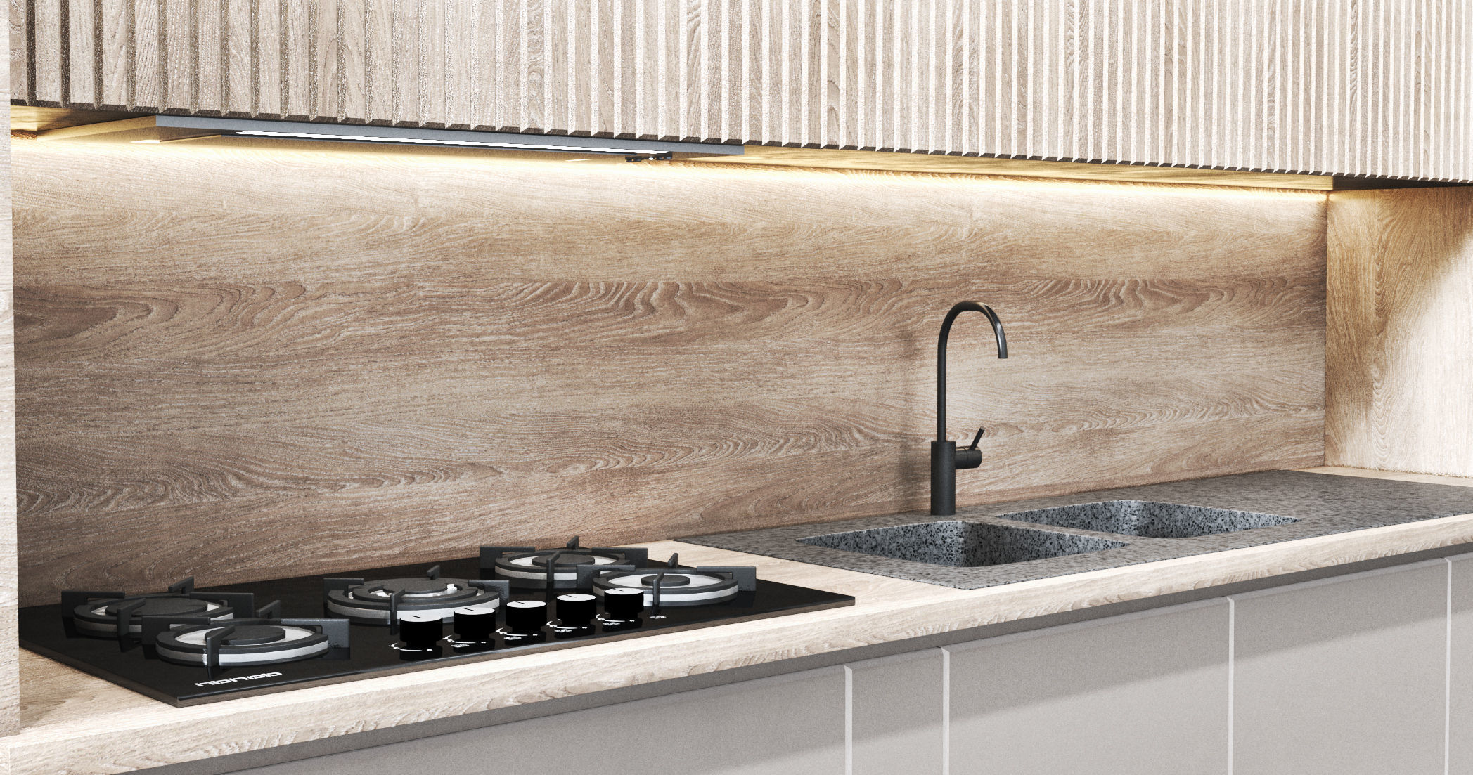 kitchen 09 Low-poly 3D model_7