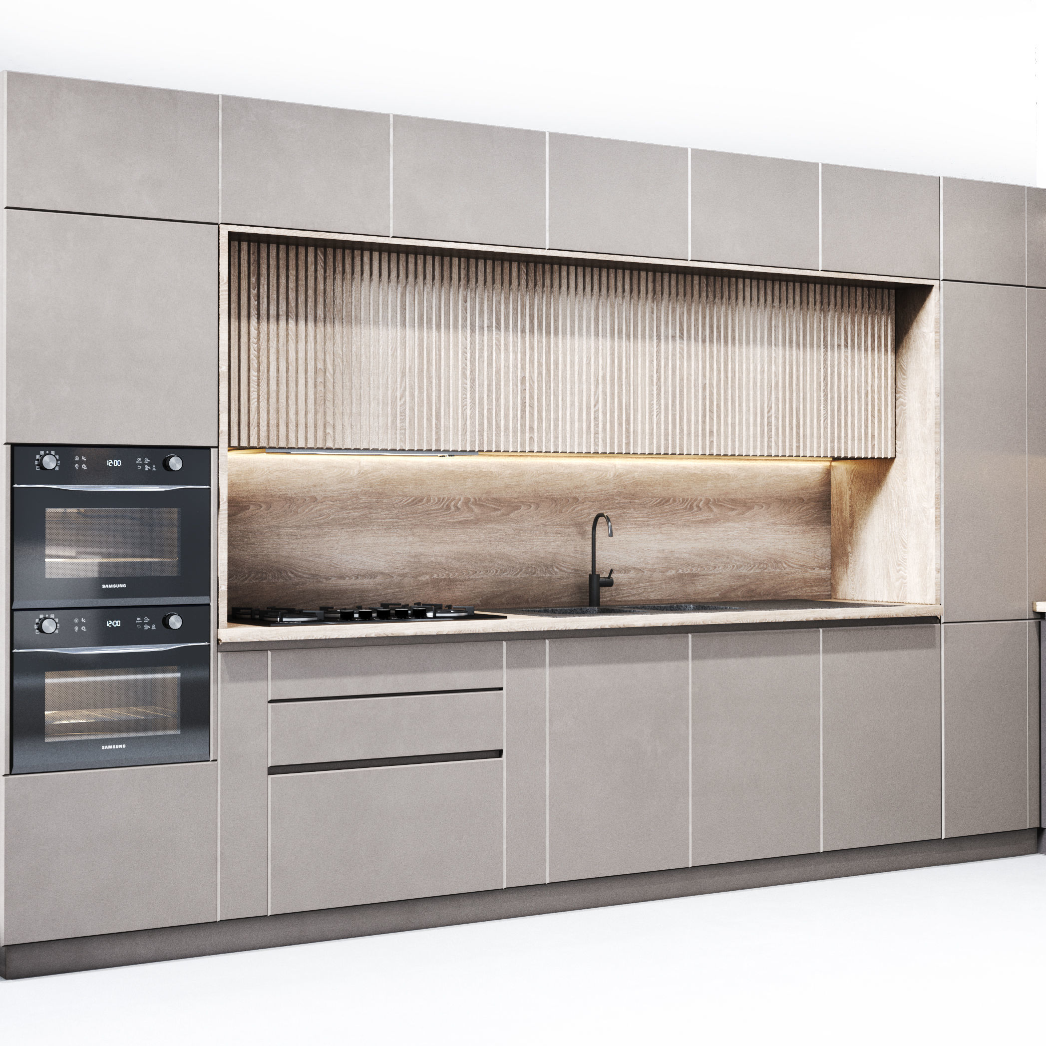 kitchen 09 Low-poly 3D model_3