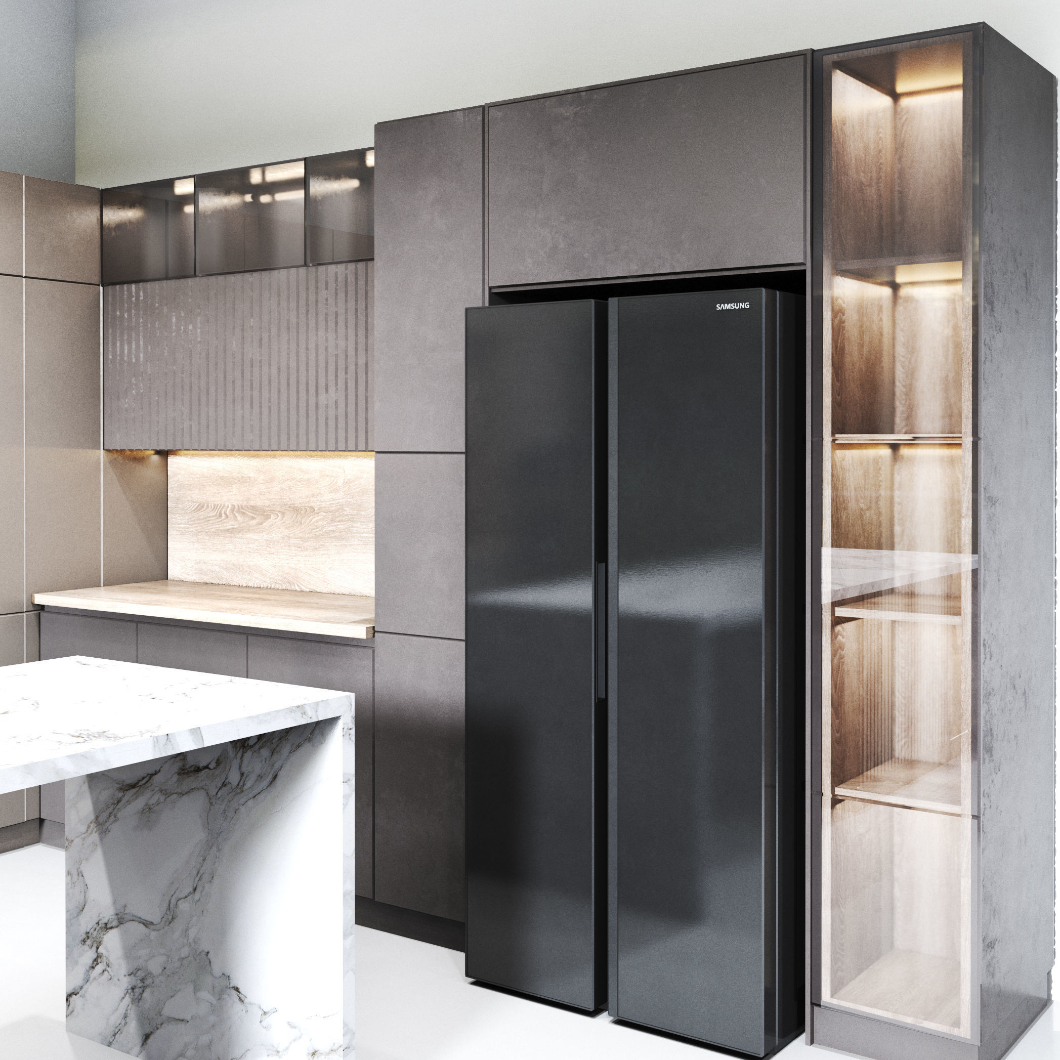 kitchen 09 Low-poly 3D model_6