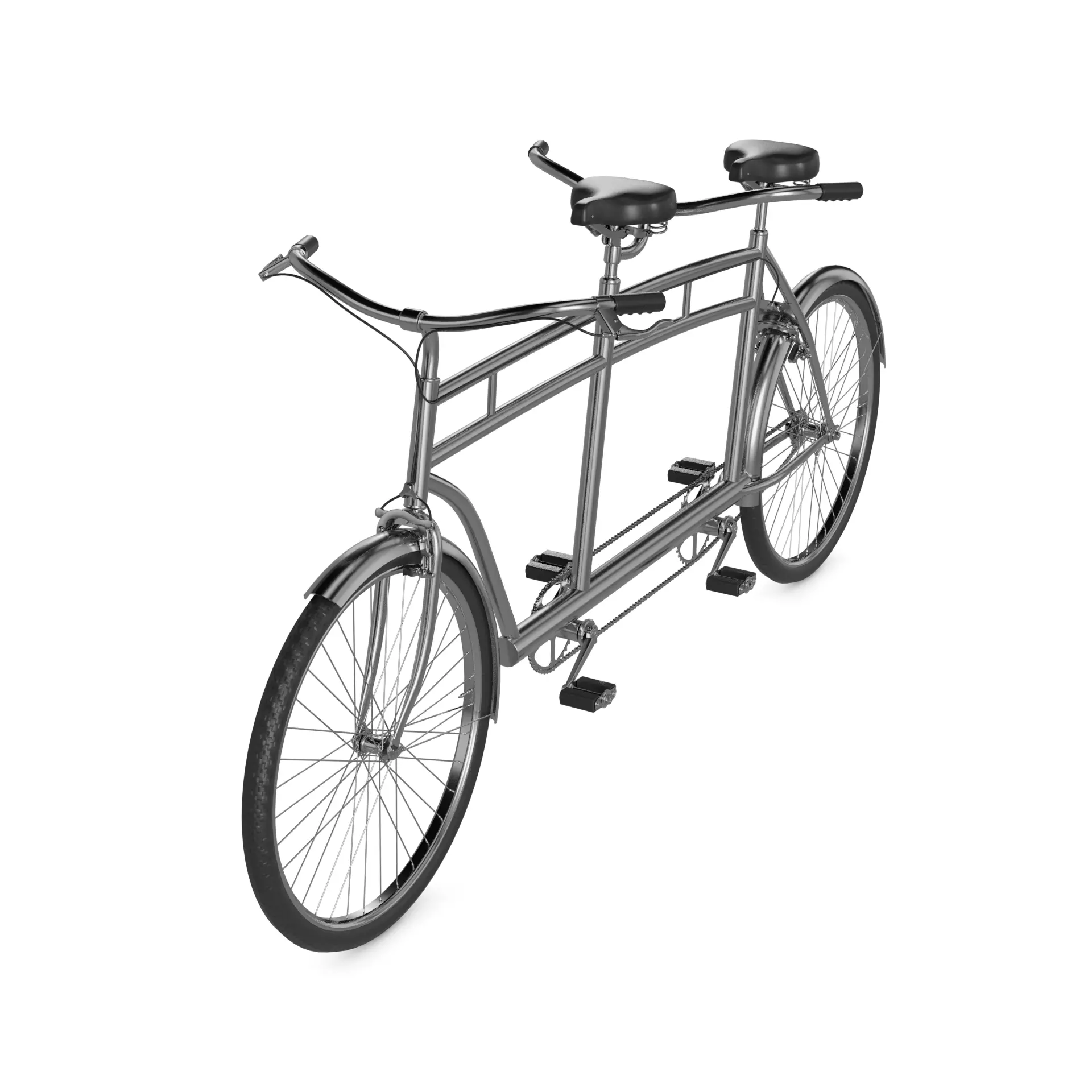 Tandem Bicycle 3D model