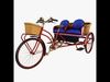 2person Classic Tricycle 3D model_2