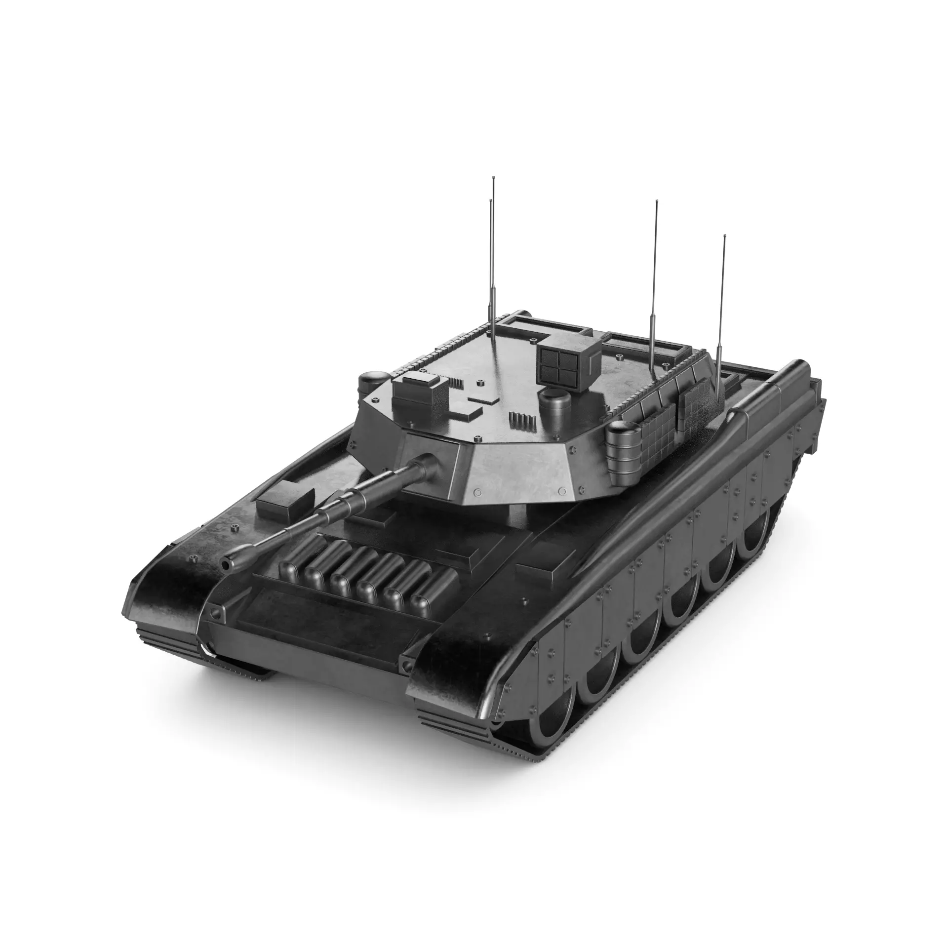 Main Battle Tank 3D model_0
