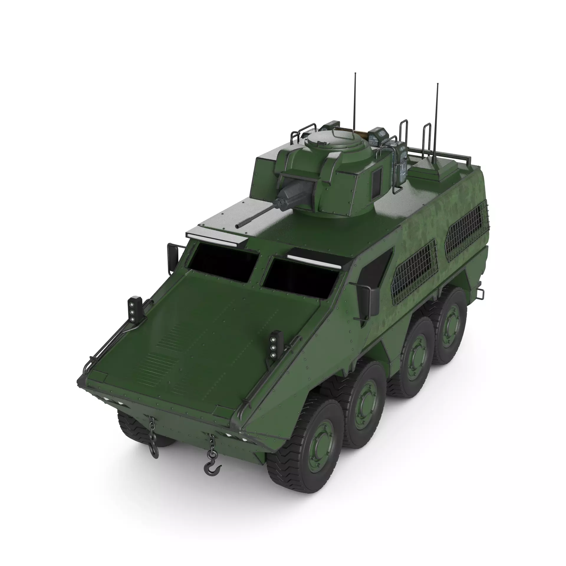 Military APC 3D model_0