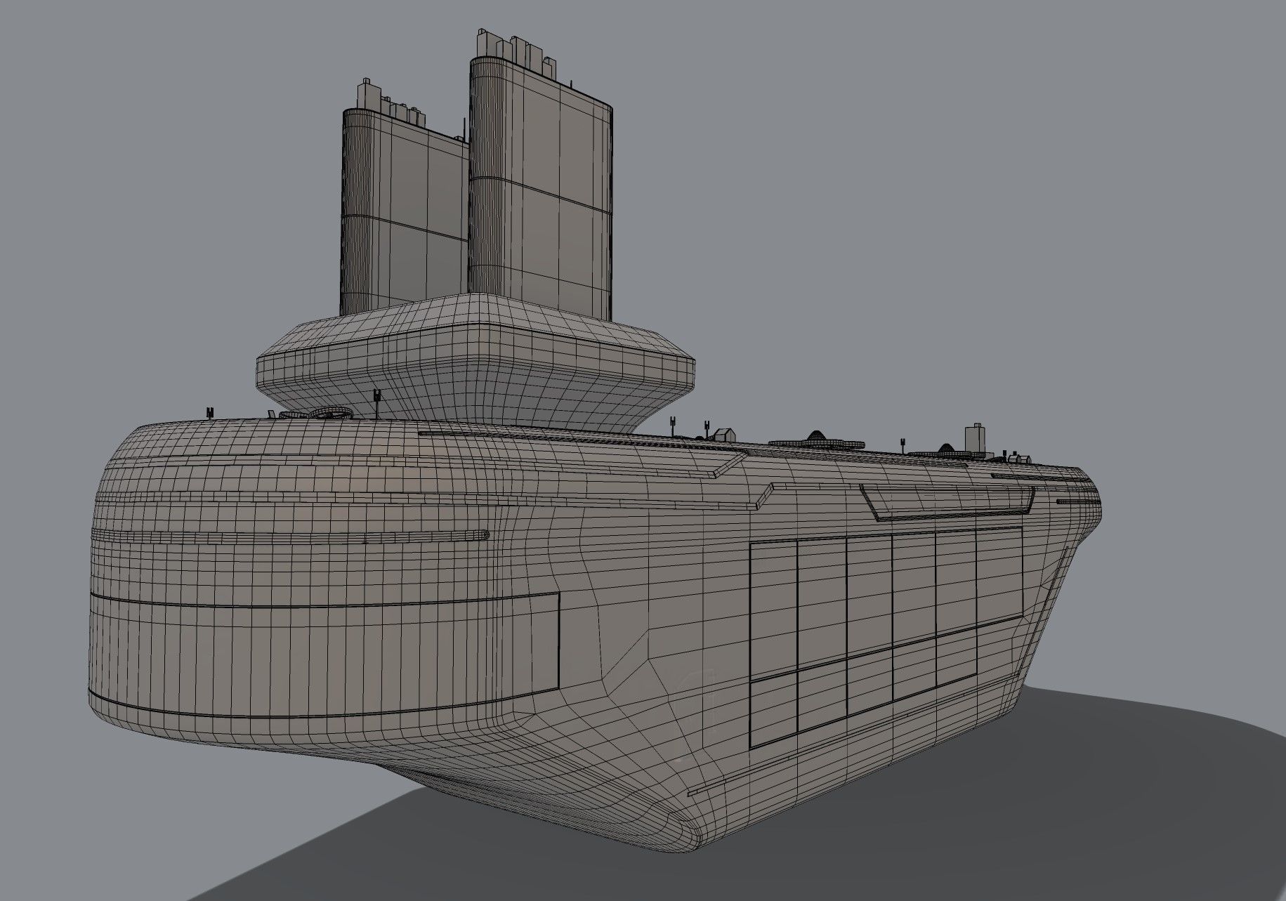 Hospital Ship 3D model_9