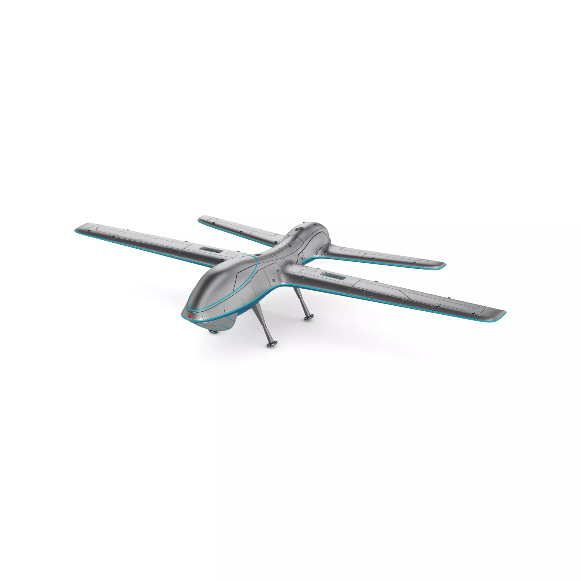 Military UAV 3D model_0